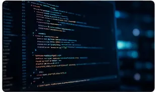 Code and digital systems representing research documentation and technical solution delivery.